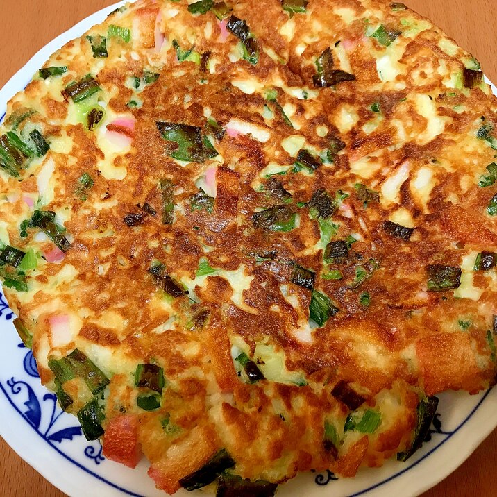 小麦粉を使わない！すり身お好み焼き！